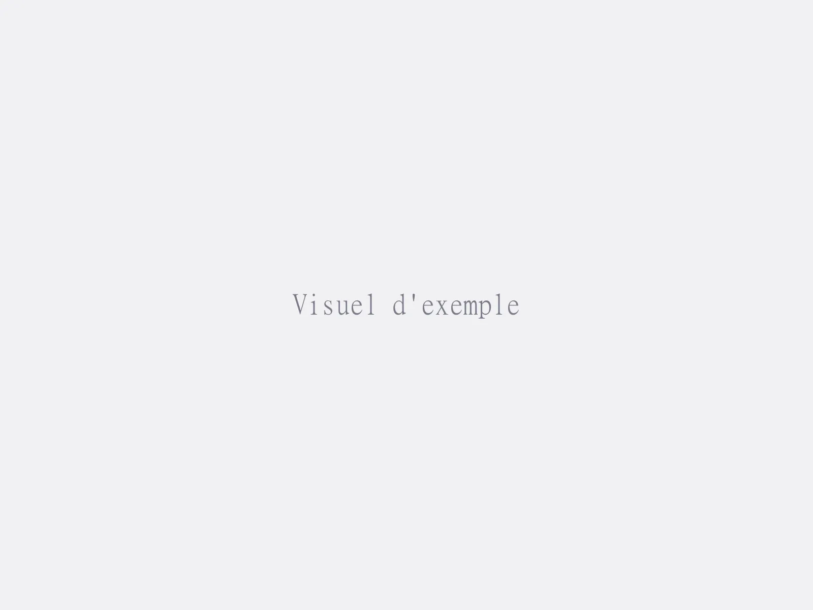 Contenu d'exemple, à remplacer